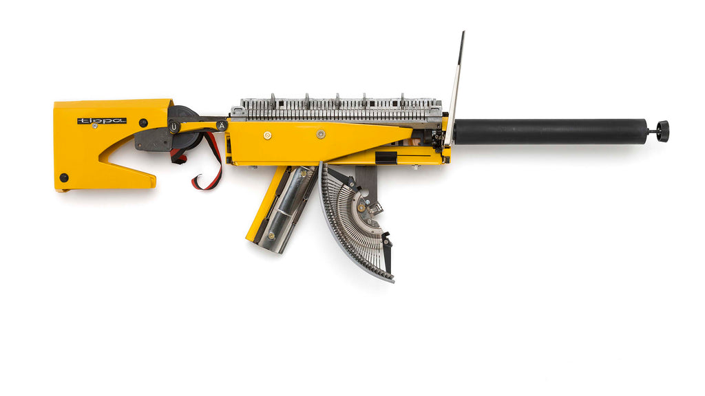 Writing as Warfare: Éric Nado's Reconstructive Typewriter Guns